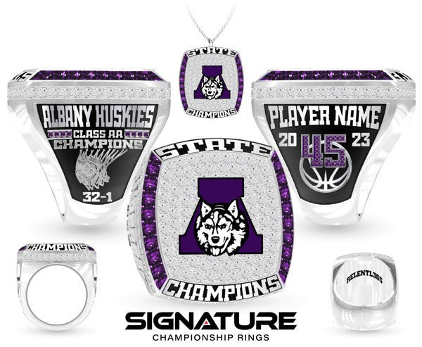 Albany Area High School Basketball -Men's 2023 Championship Ring
