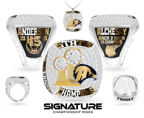 Alchesay High School Basketball -Women's 2023 Championship Ring