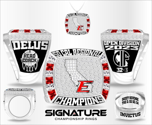 Stan DeLus Head Coach So Cal Basketball 2023 Regional Championship Ring