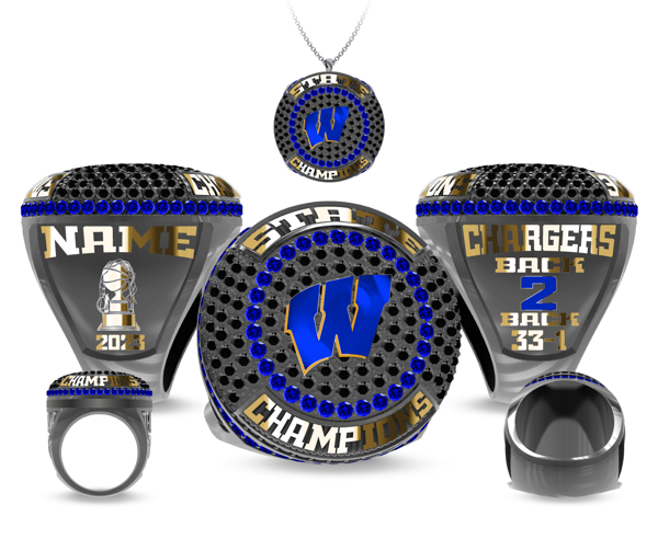 COACH Westview High School OSR Basketball -Men's 2023 Championship Ring