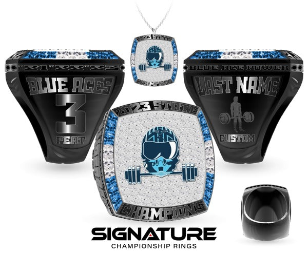 Witchita East Powerlifting 2023 Championship Ring