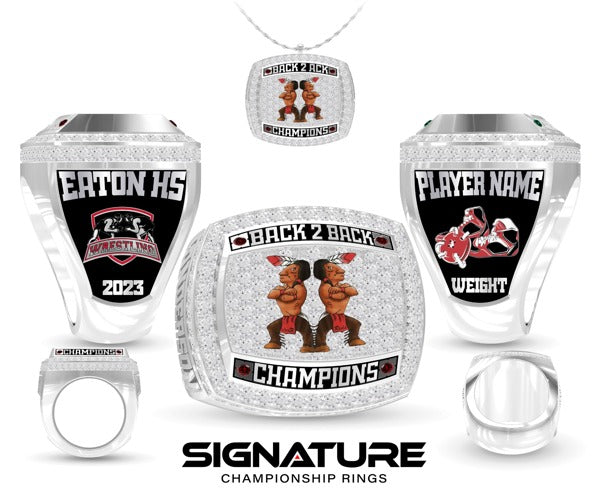 Eaton High School Wrestling 2023 Championship Ring