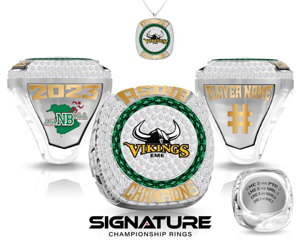 École Marie-Esther Hockey -Men's 2023 Championship Ring