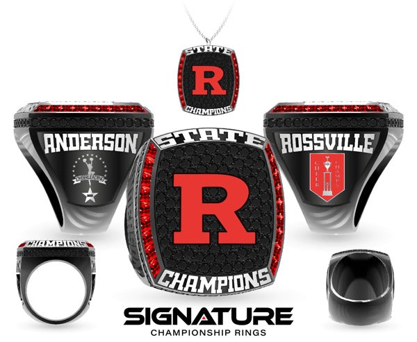 Rossville Senior High School Cheer 2023 Championship Ring