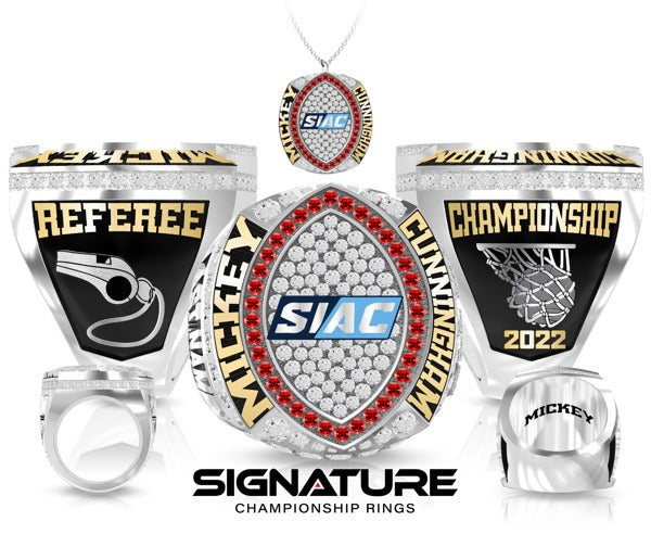 NJCAA Mickey Cunningham 2022 SIAC Referee Ring