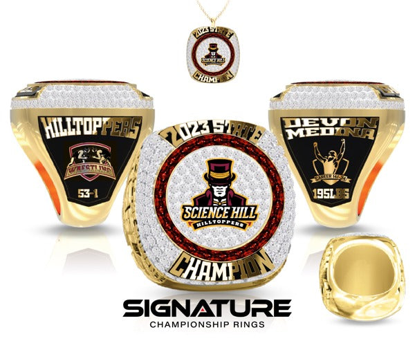 Science Hill Wrestling 2023 State Championship Ring
