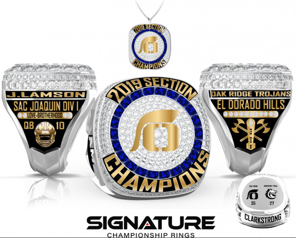 Oak Ridge High School Football 2019 Championship Ring