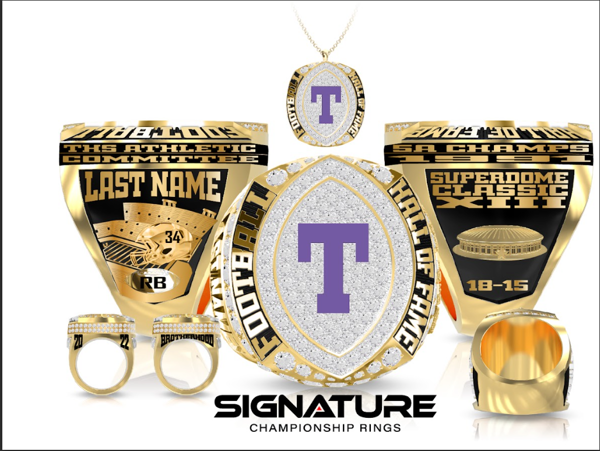 Thibodaux Tigers Football 2023 Championship Ring