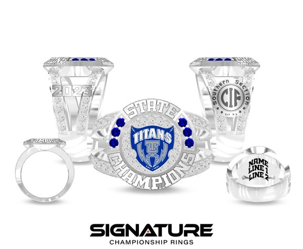 Temescal Canyon High School Cheer 2023 Fashion Ring