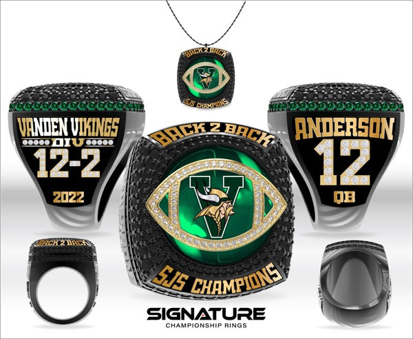 Vanden High School Football 2023 Championship Ring