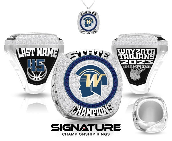 Wayzata High School Basketball -Men's 2023 Championship Ring