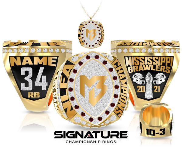 Mississippi Brawlers Championship Ring