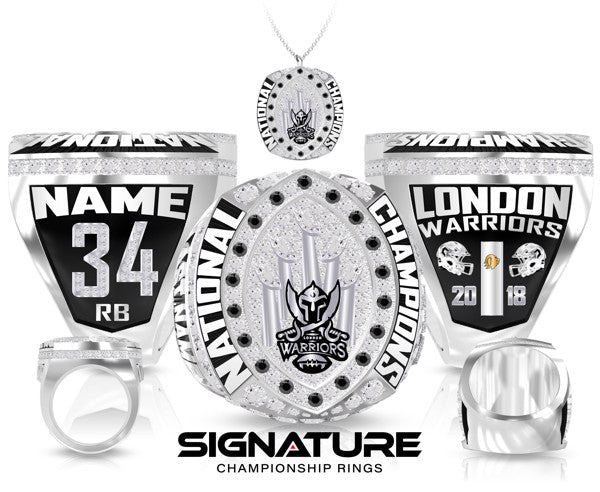 London Warriors Championship Ring 2018