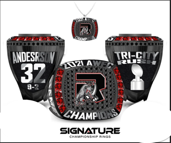 Tri-City Rush  Championship Ring
