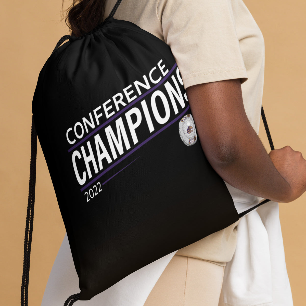 Ouachita Baptist University - Cross Country 2022 State Championship Ring Drawstring bag