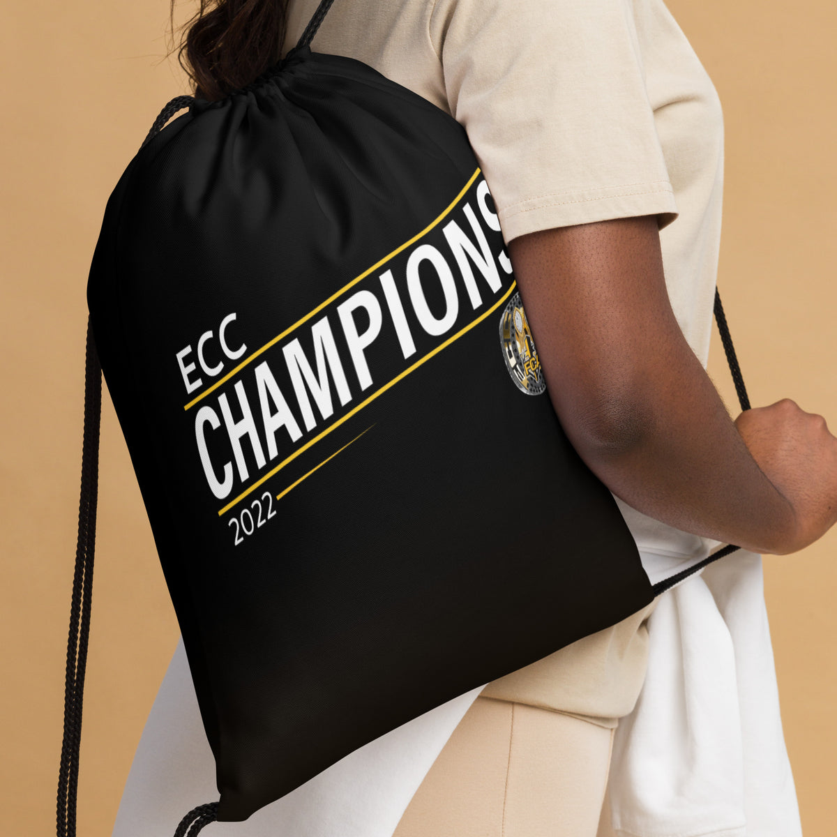 FCA Bucks Football 2022 State Championship Ring Drawstring bag