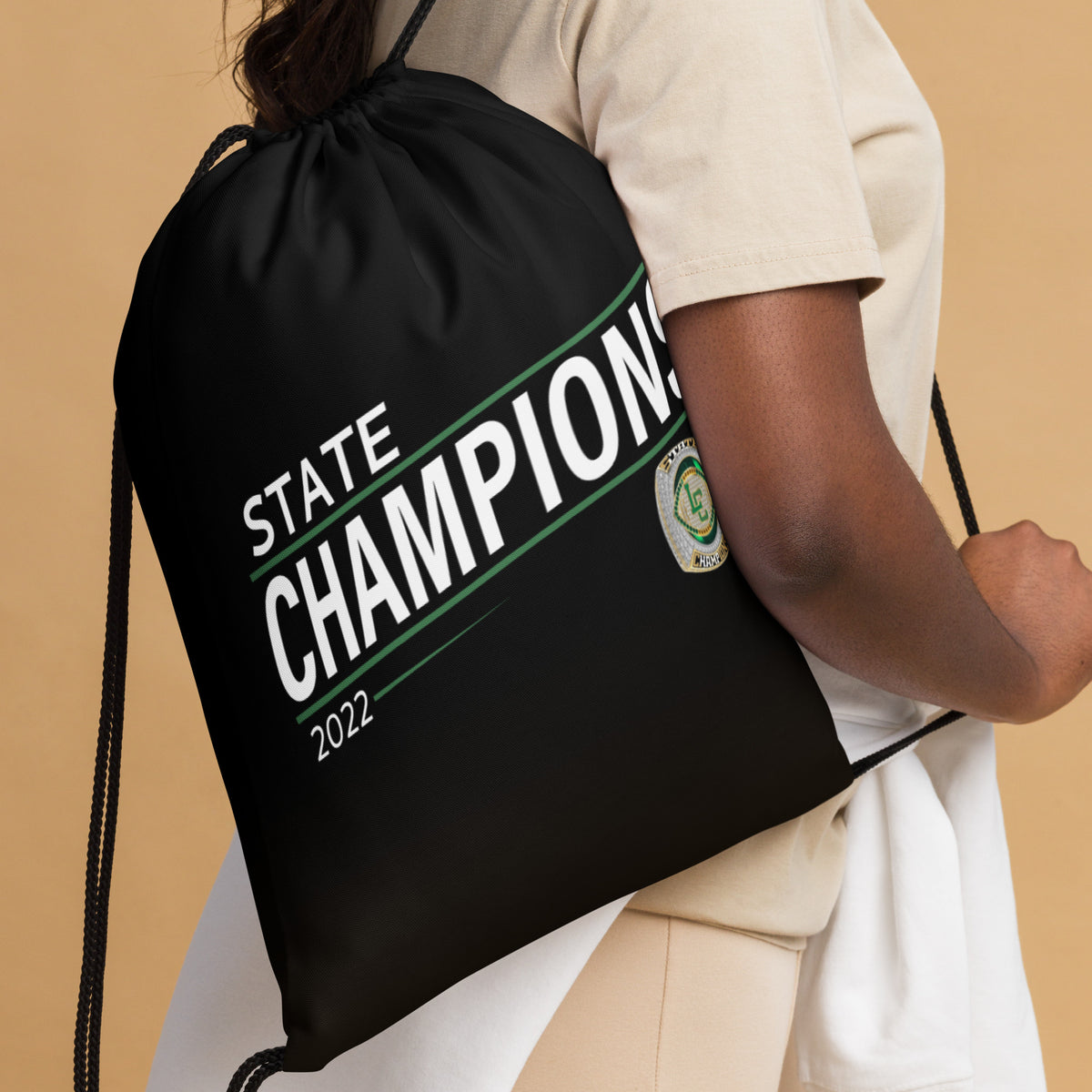 Lumen Christi Catholic School (High School) 2022 State Championship Ring Drawstring bag