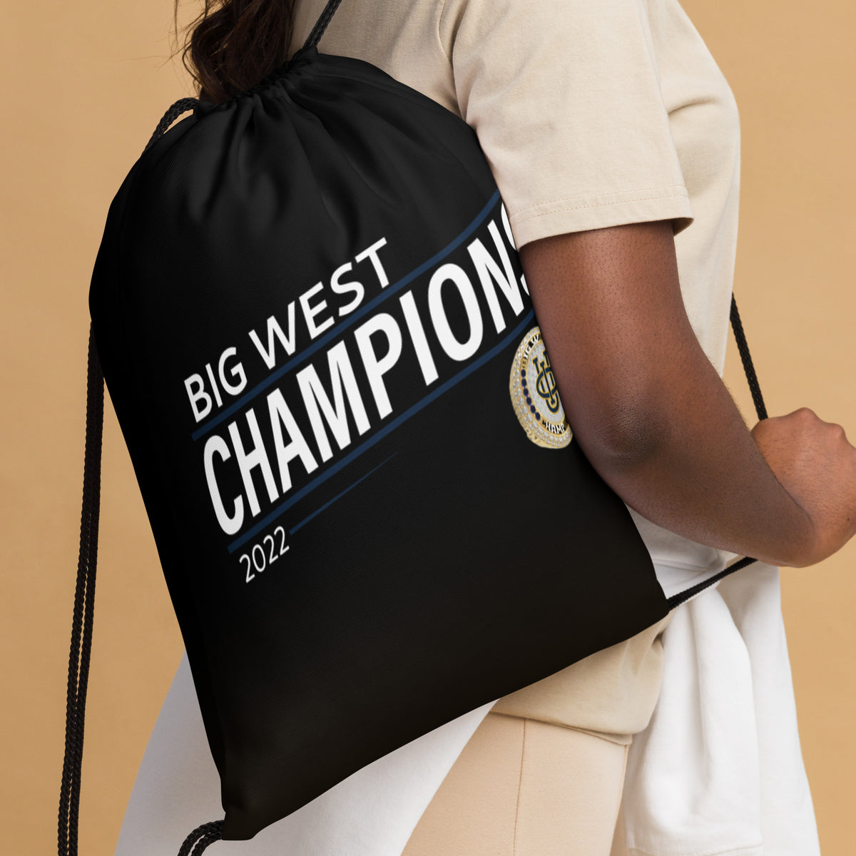 University of California at Irvine Soccer 2011 State Championship Ring Drawstring bag