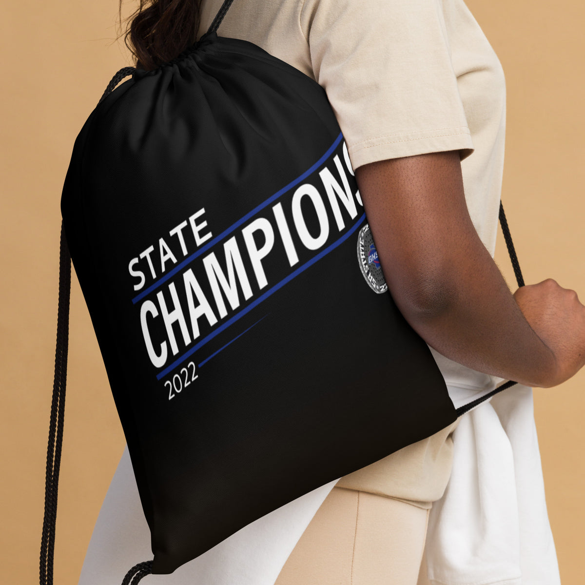 GHSA Cameron Mason Officiating Crew 2022 State Championship Ring Drawstring bag