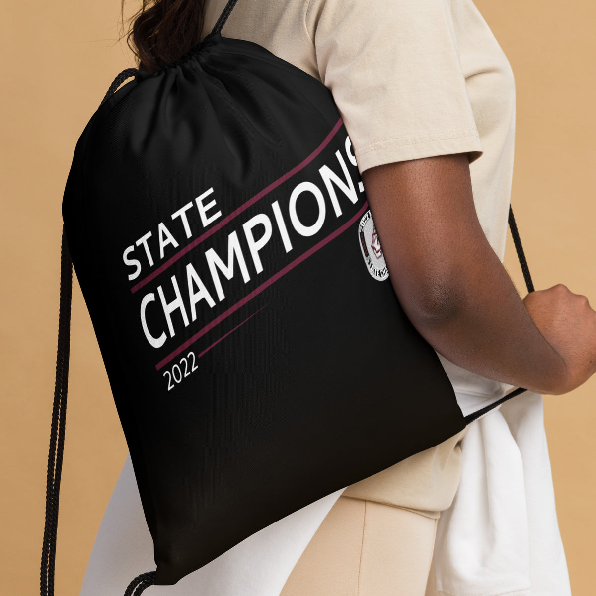 Martin High School Football Championship 2022 Drawstring bag