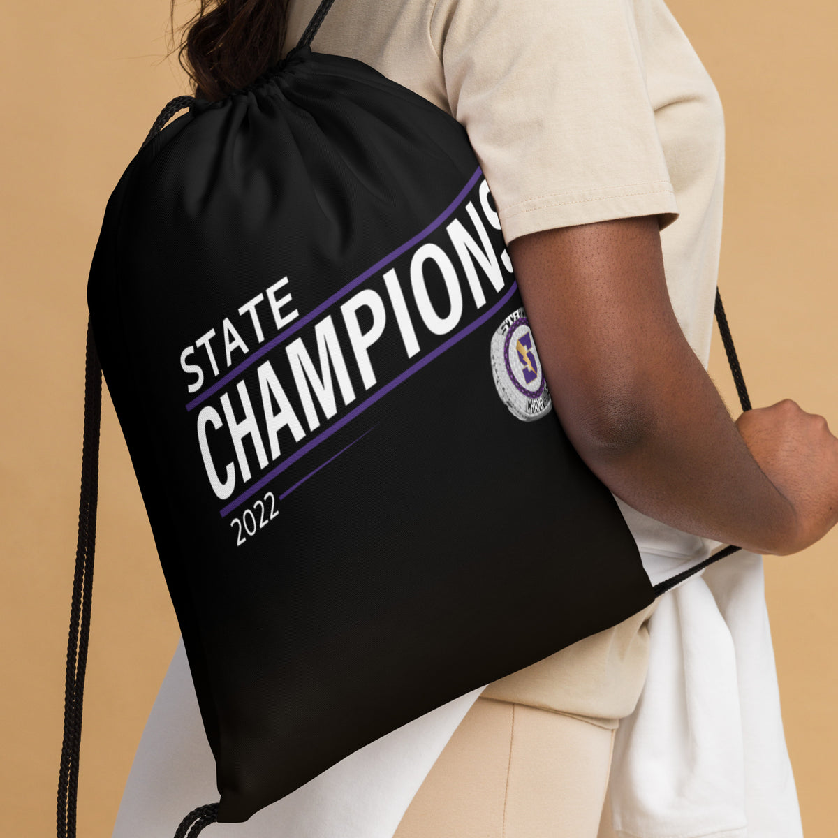 #50354 / Sayville High School / Cross Country Drawstring bag