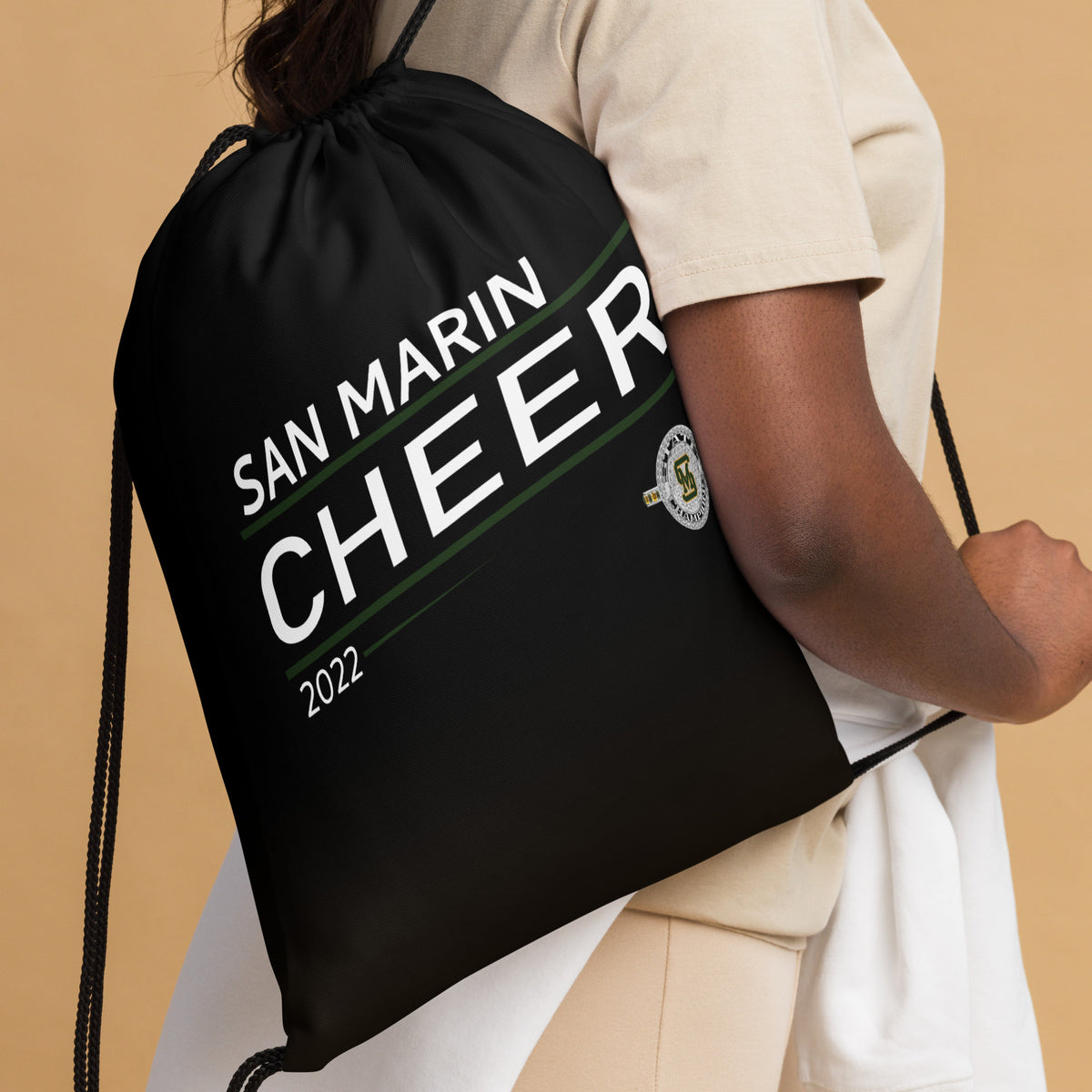 50897 - San Marin High School - Cheer 2023 Drawstring bag
