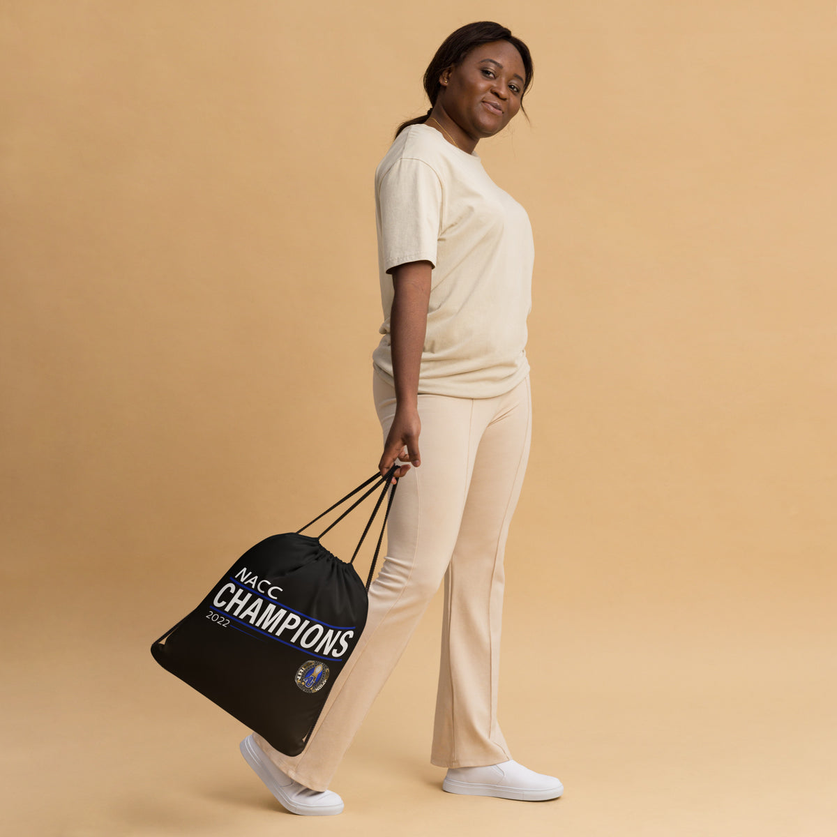 Aurora University 2022 State Championship Ring Drawstring bag