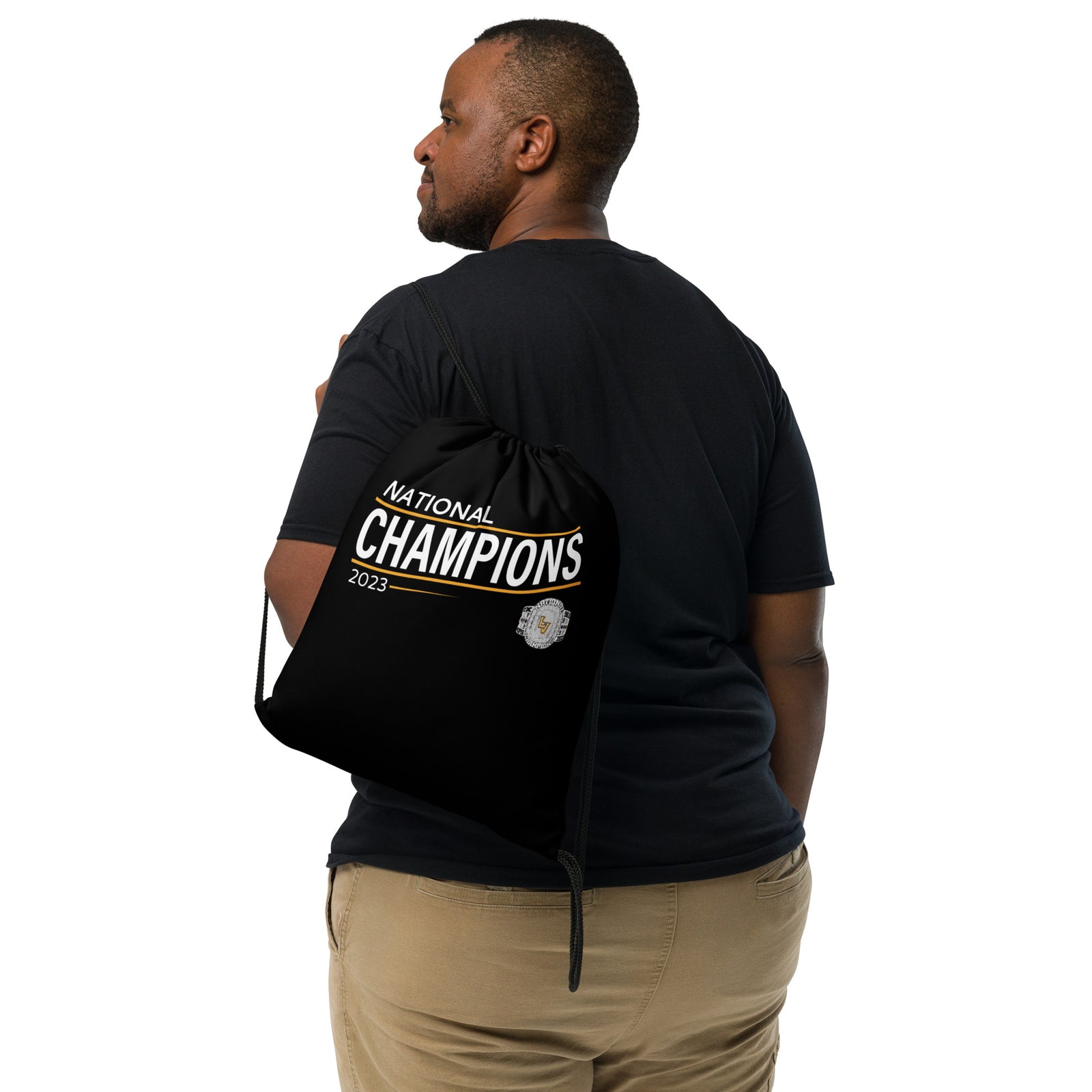 Lago Vista High School Cheer National Championship 2023 Drawstring bag