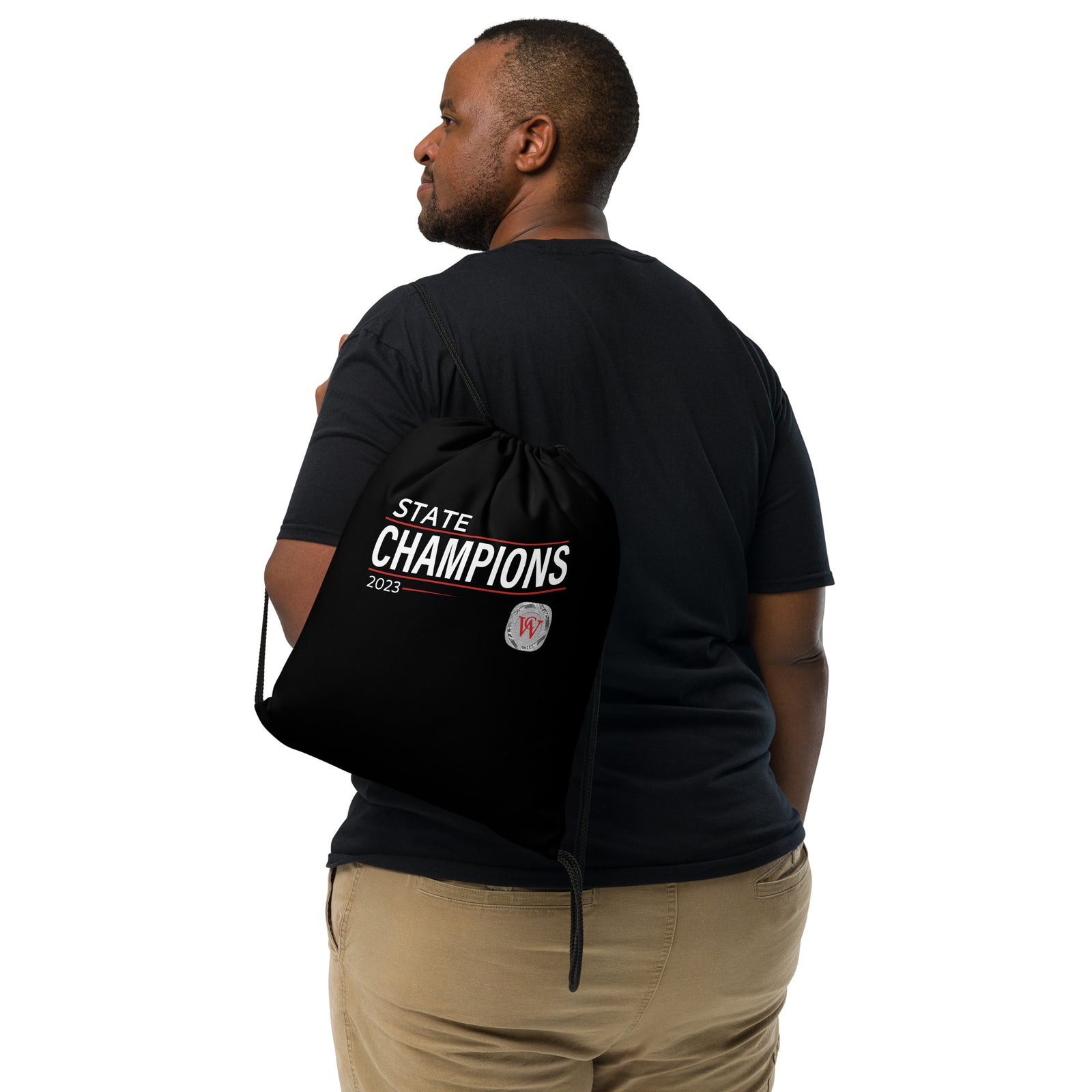 Wright Christian Academy High School Volleyball 2023 Drawstring bag