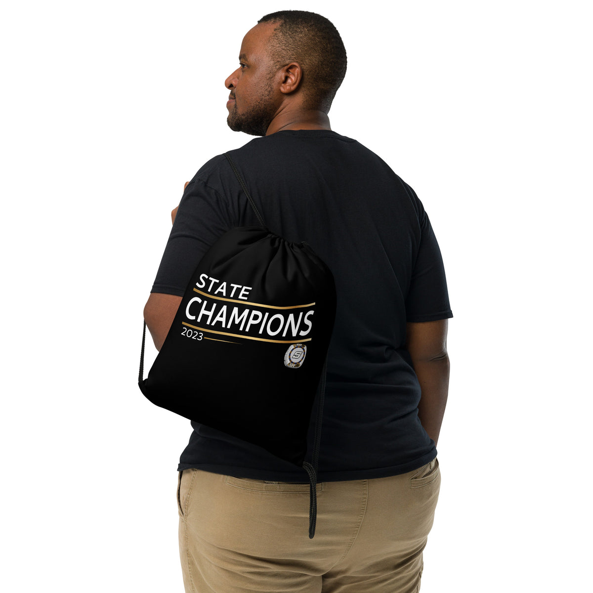 Southside Charter High School Bowling Silver Ring 2023 Drawstring bag