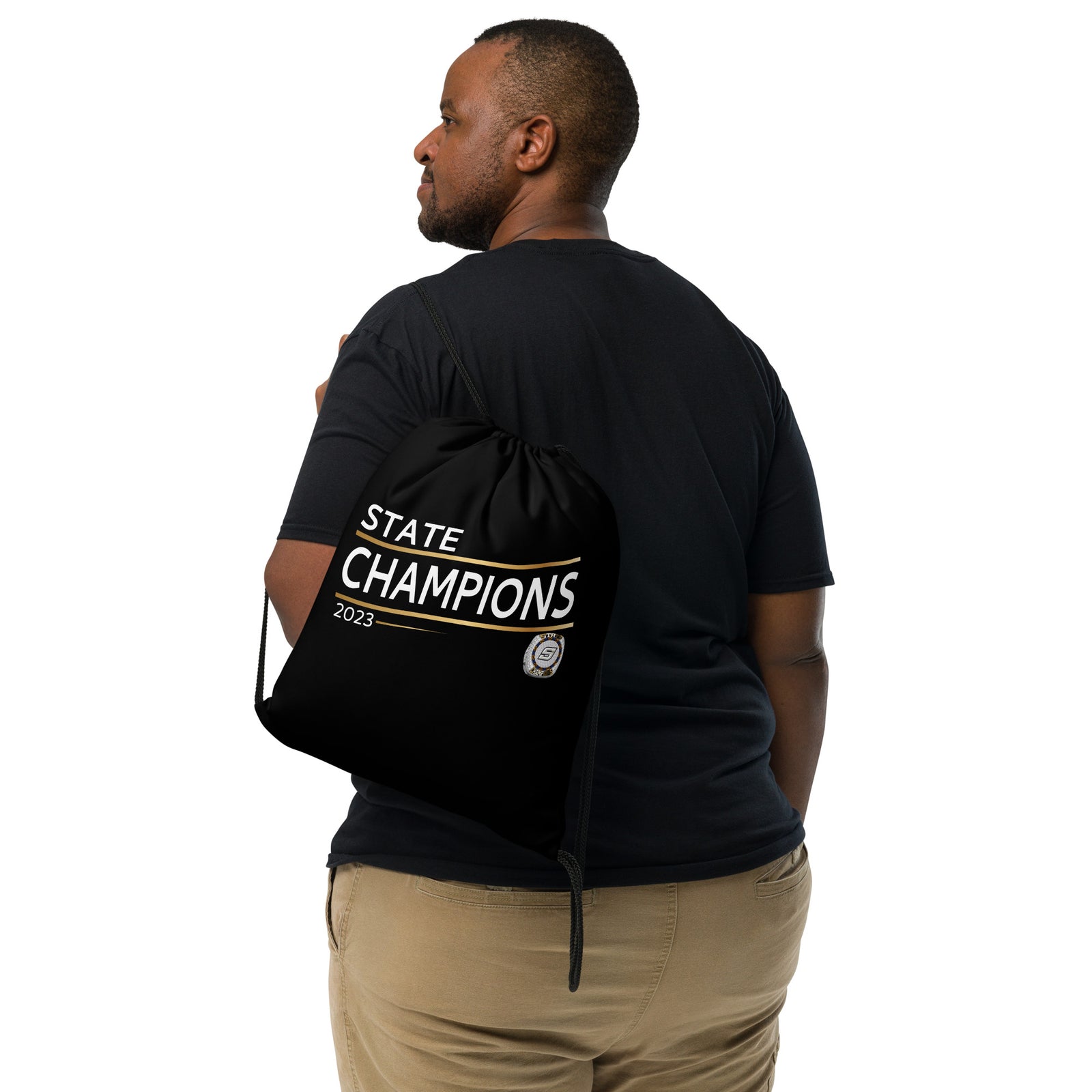 Southside Charter High School Bowling Silver Ring 2023 Drawstring bag