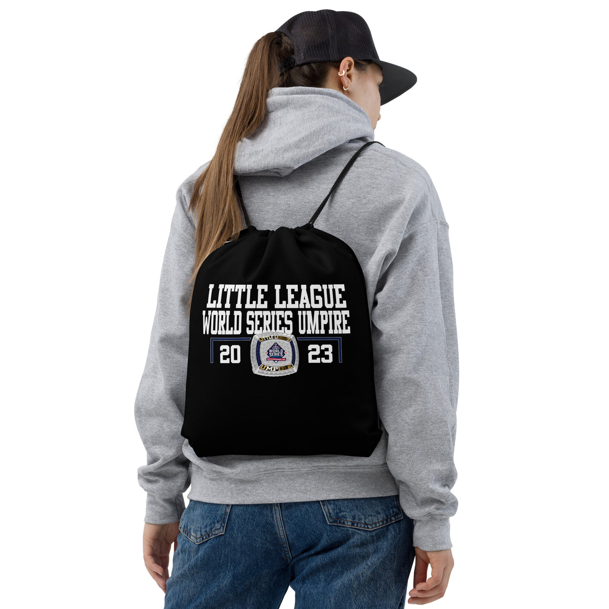 Little League World Series Umpires Baseball 2023 Drawstring bag