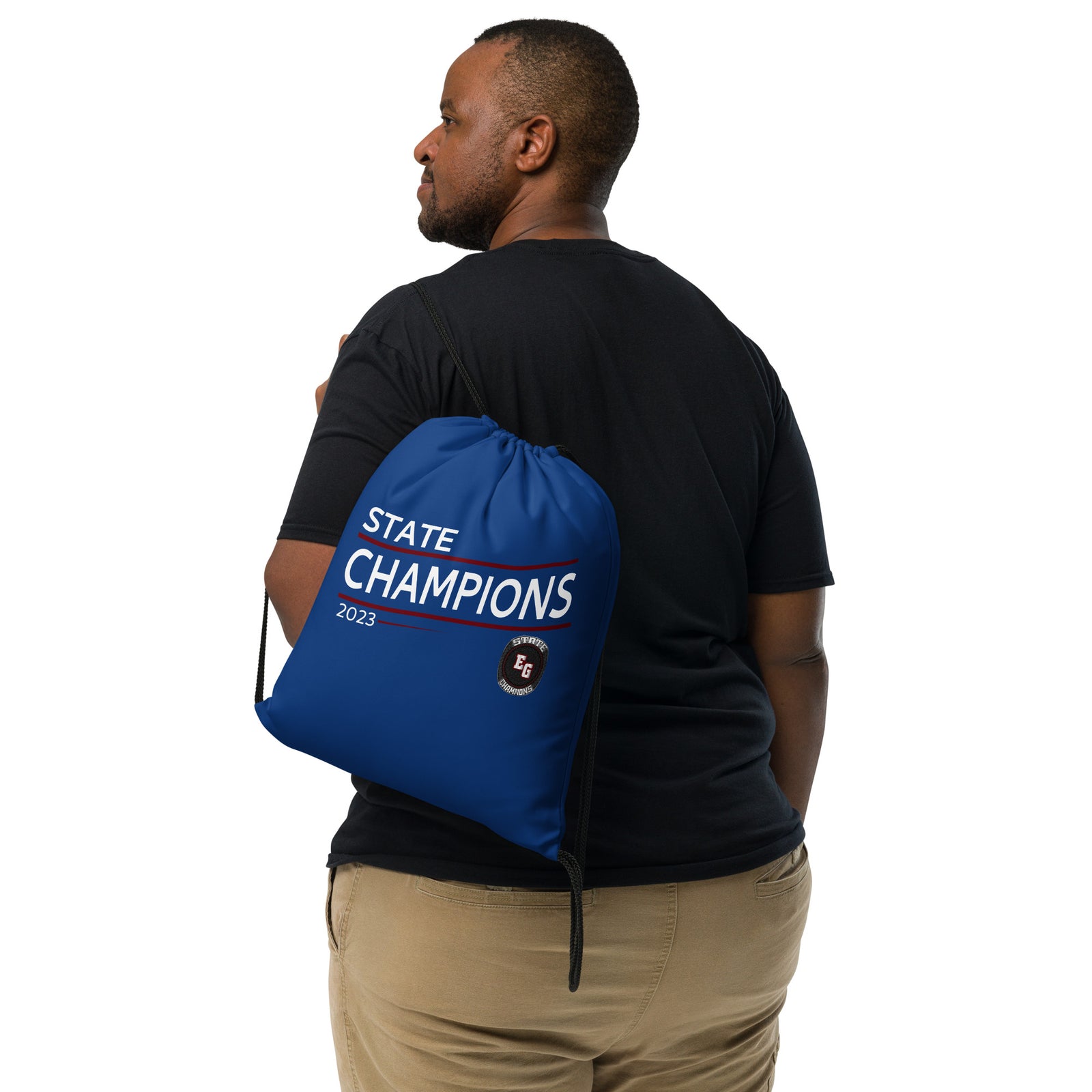 East Gaston High School Cheer 2023 Drawstring bag