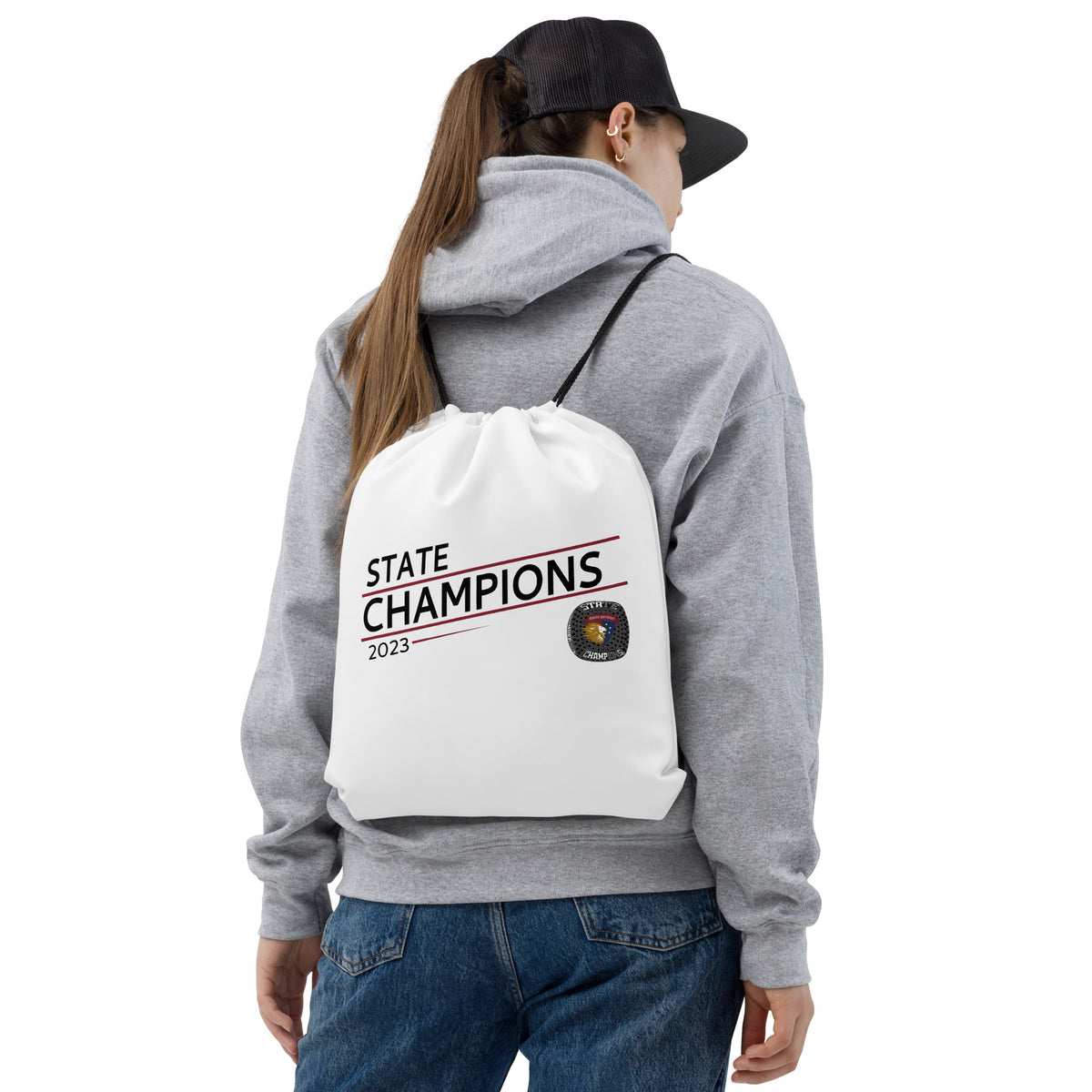 Washington Latin Public Charter School Wrestling 2023 Drawstring bag