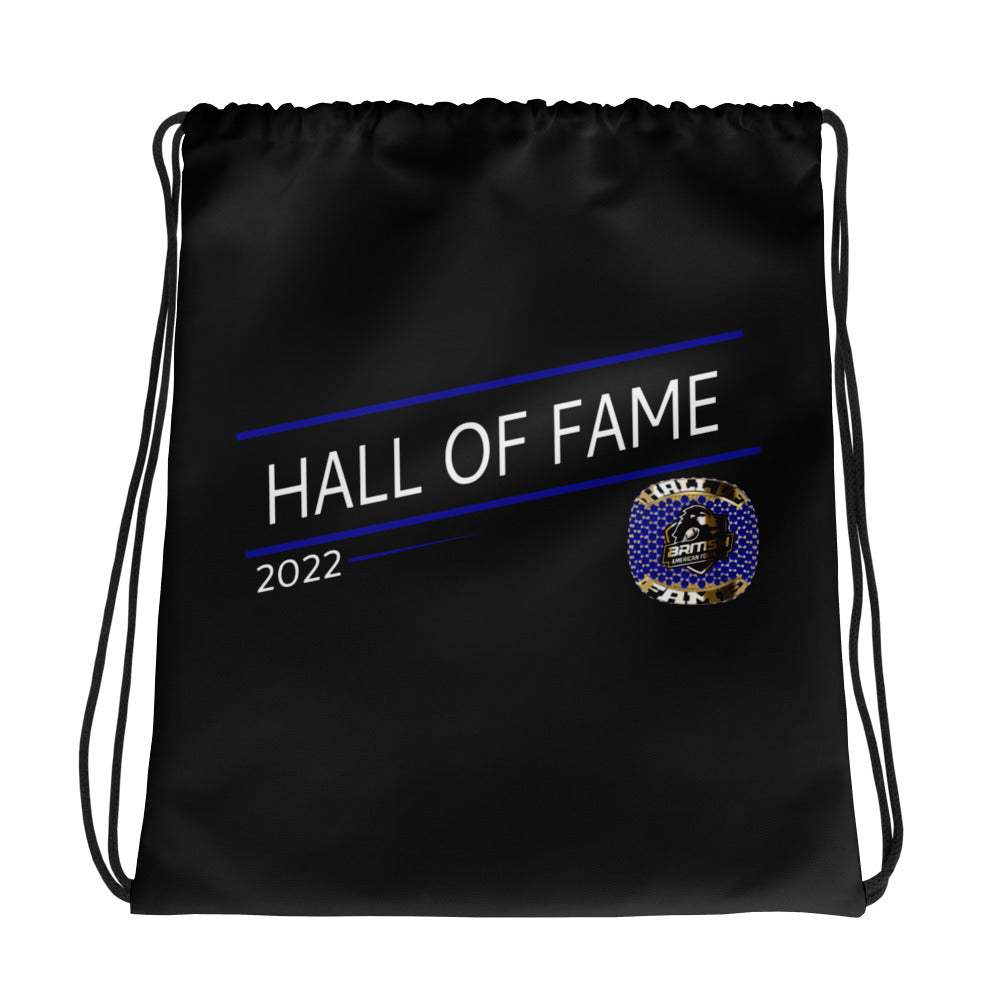 BAFA Hall of Fame 2022 Championship Ring Black Drawstring bag