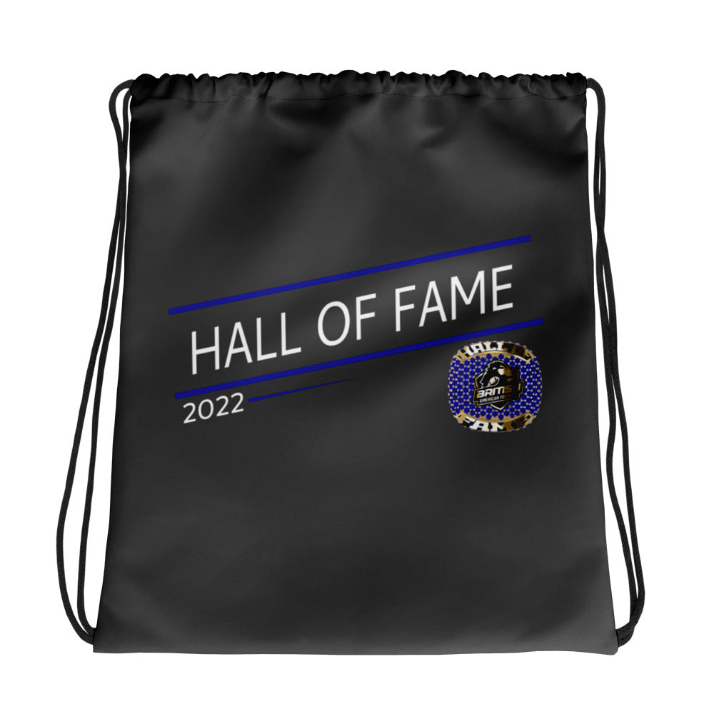 BAFA Hall of Fame 2022 Championship Ring Gray Drawstring bag