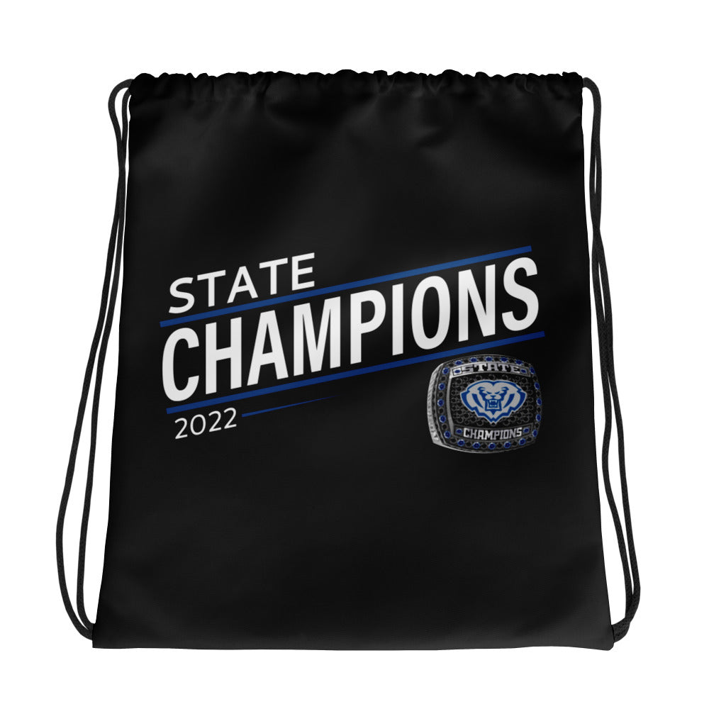 Hamilton Southeastern High School State Champions Drawstring bag
