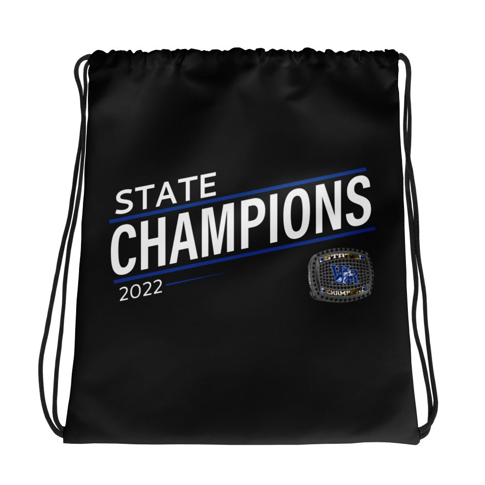 Washburn Rural High School State Champions Drawstring bag