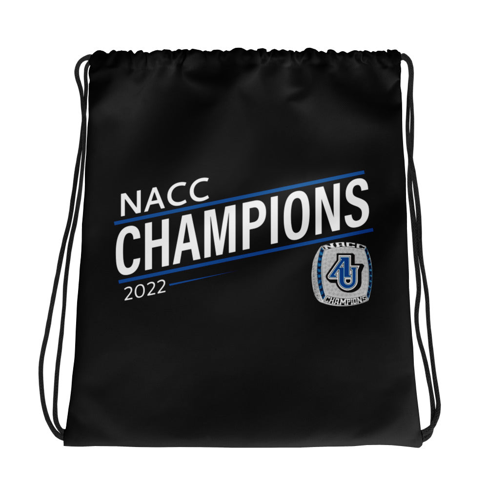 Aurora University 2022 NACC Championship Ring Drawstring bag