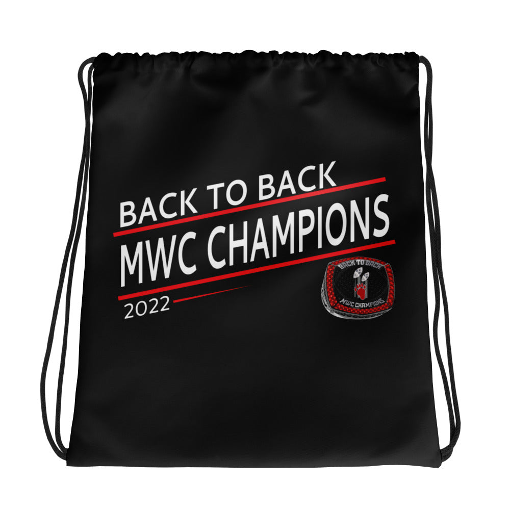 Lake Forest College MWC Champions Drawstring bag