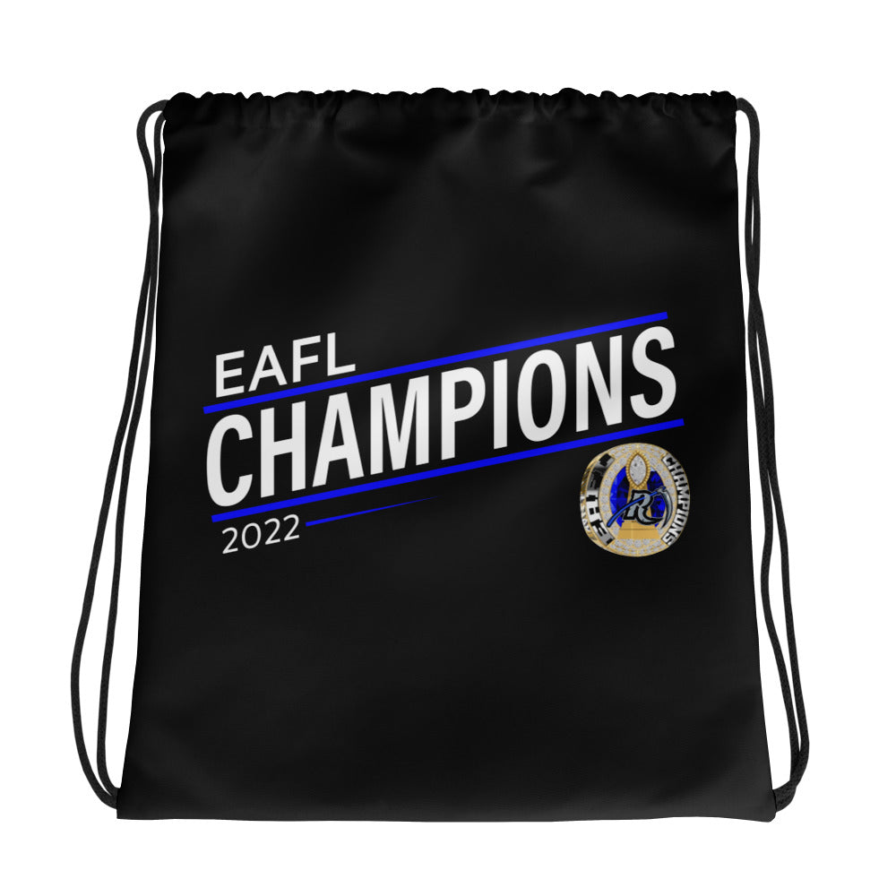 Bay Area Reapers 2022 EAFL Championship Ring Drawstring bag