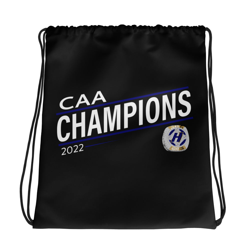 Hofstra University CAA Champions Drawstring bag