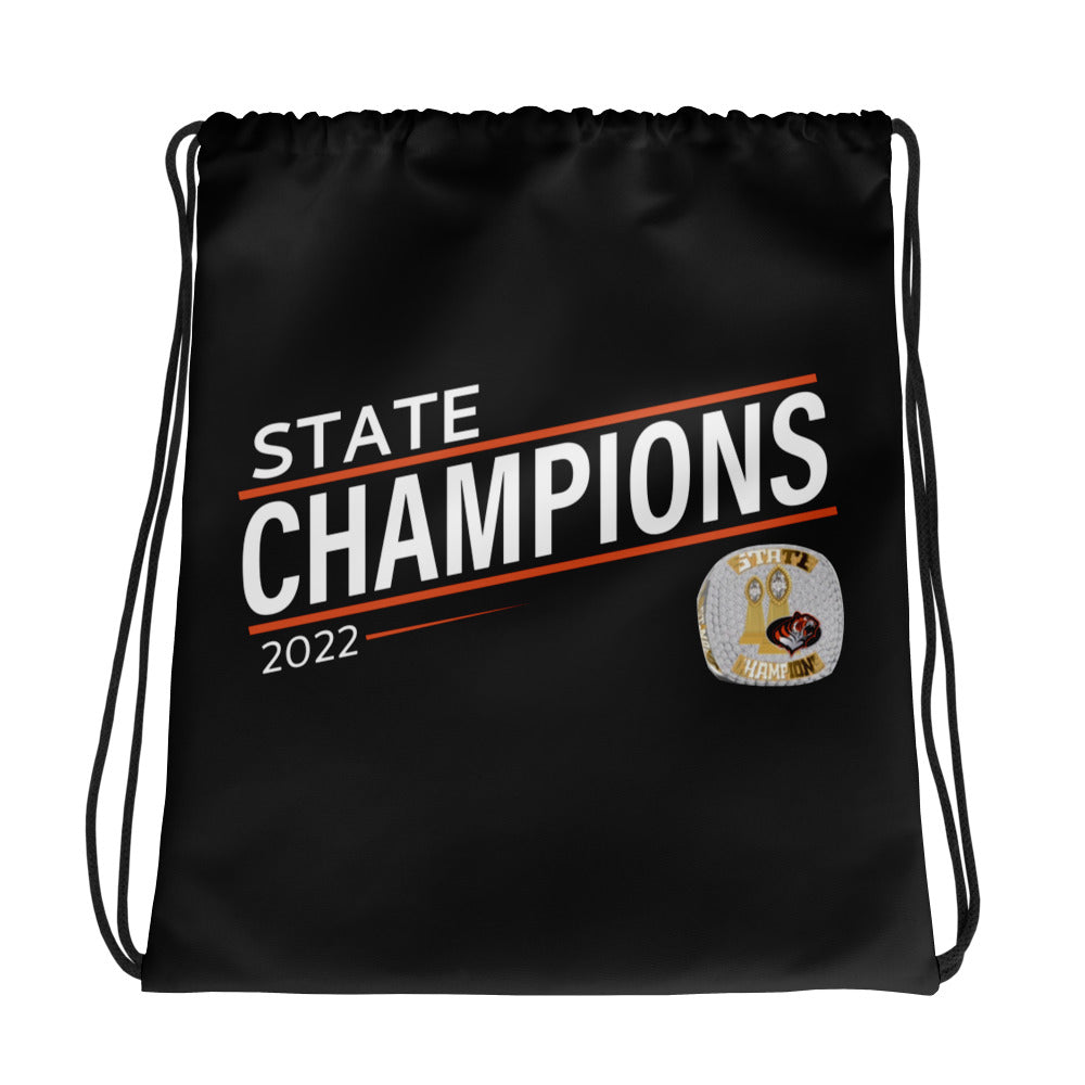 Belleville High School State Champions Drawstring bag