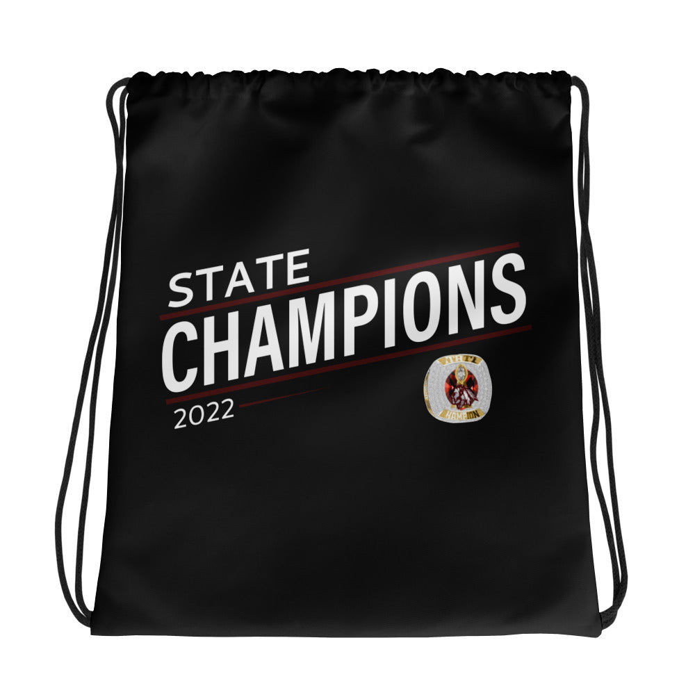 Star Valley High School State Champions Drawstring bag