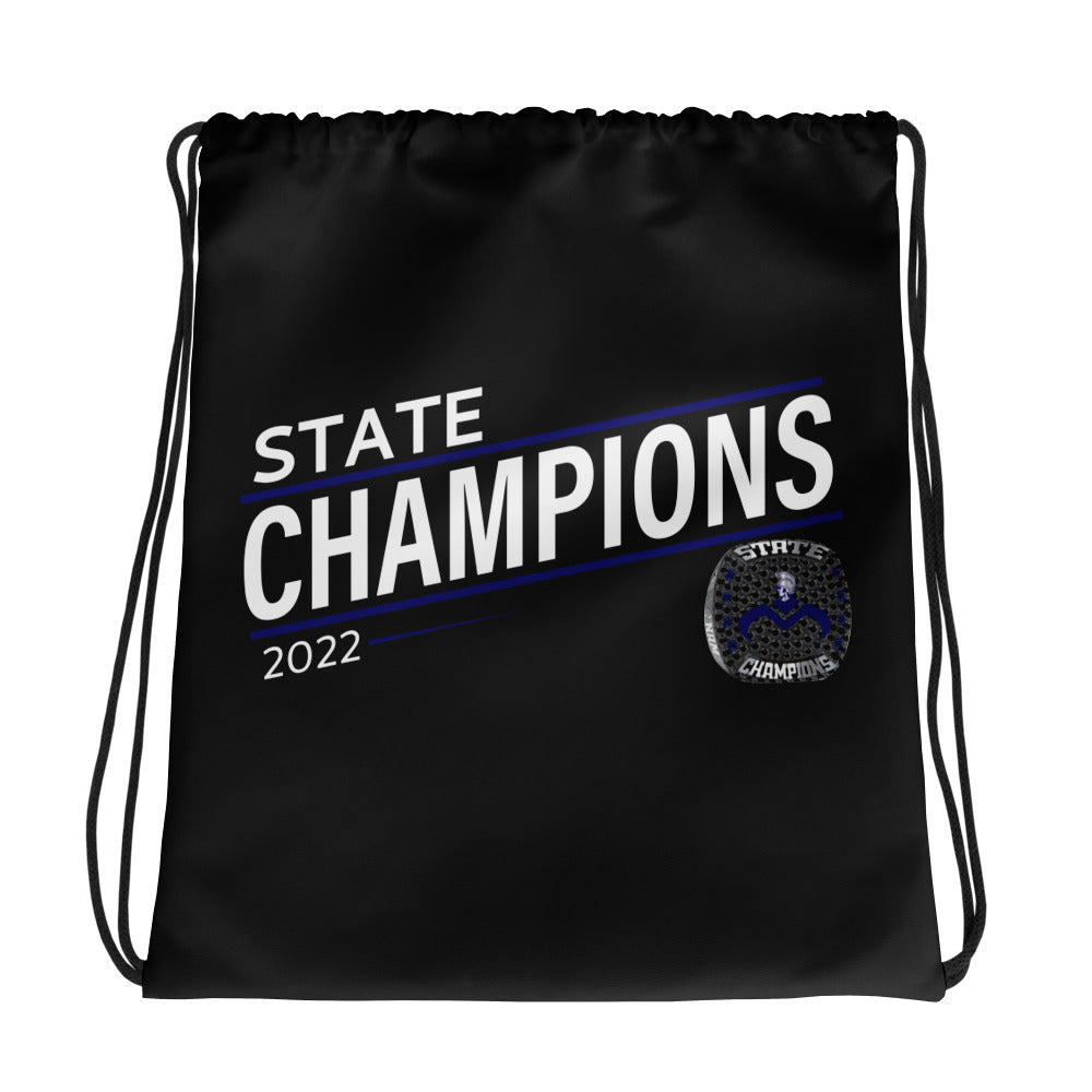 Moanalua High School 2022 State Championship Ring Drawstring bag