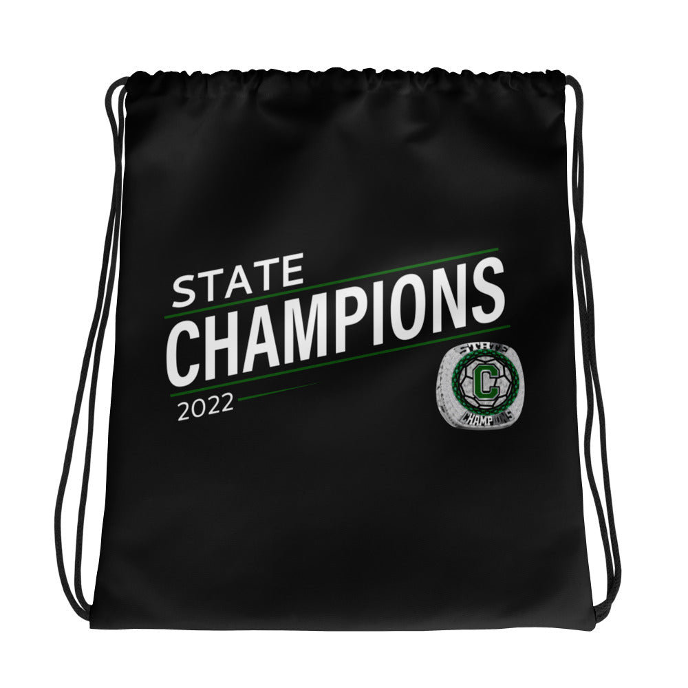 Chariho High School 2022 State Championship Ring Drawstring bag