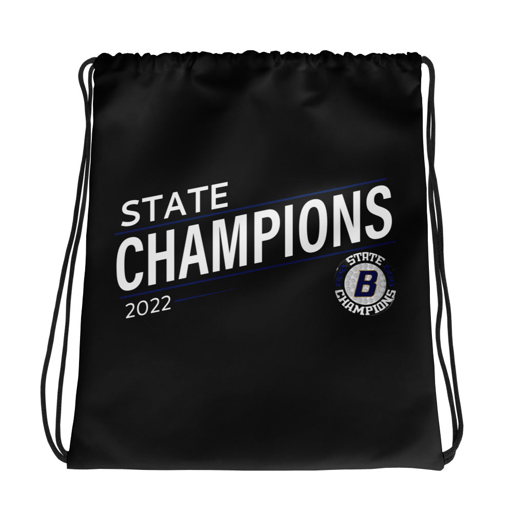 Buckhorn High School 2022 State Championship Ring Drawstring bag