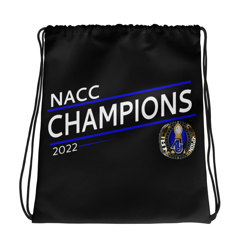 Aurora University 2022 State Championship Ring Drawstring bag