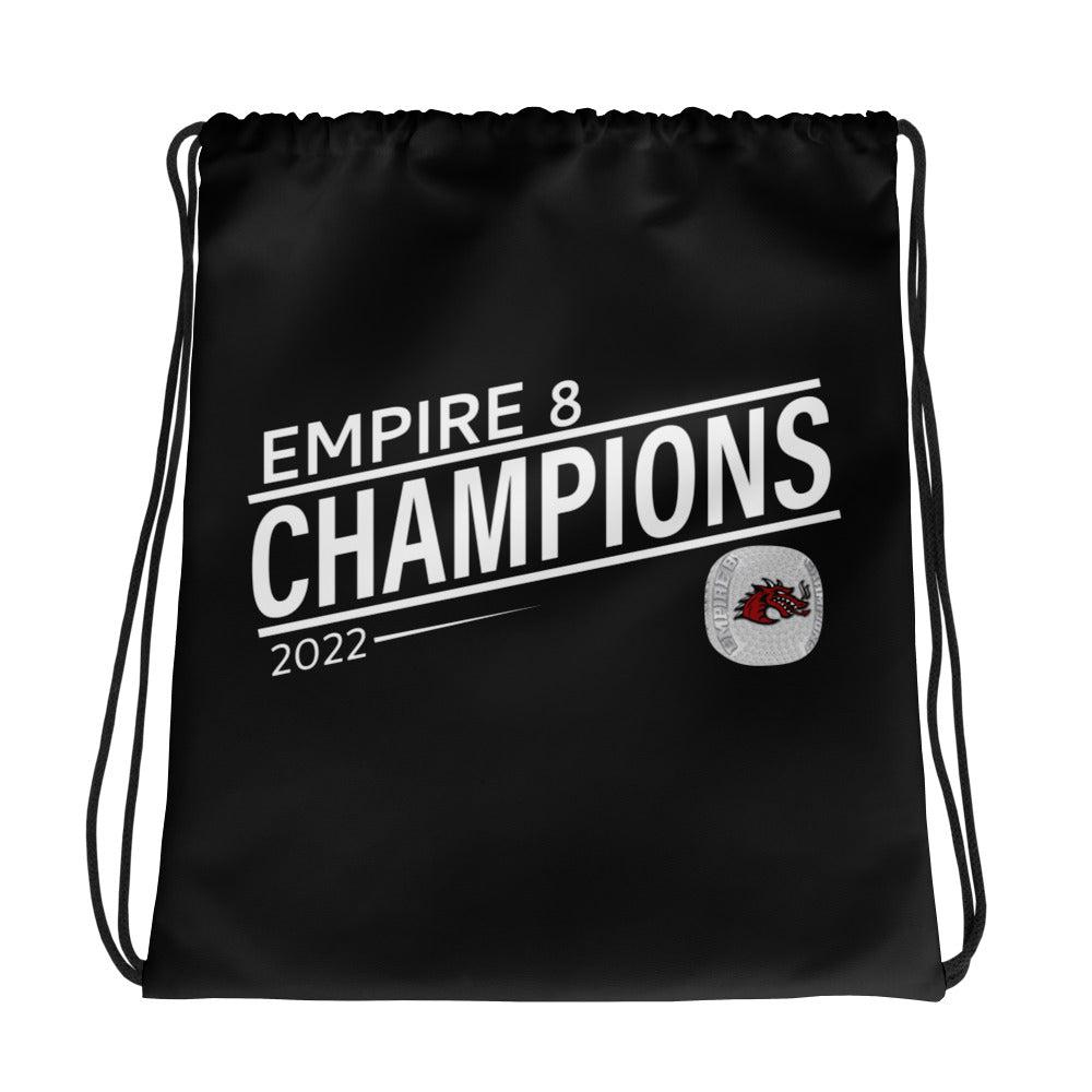 State University of New York at Cortland 2022 State Championship Ring Drawstring bag