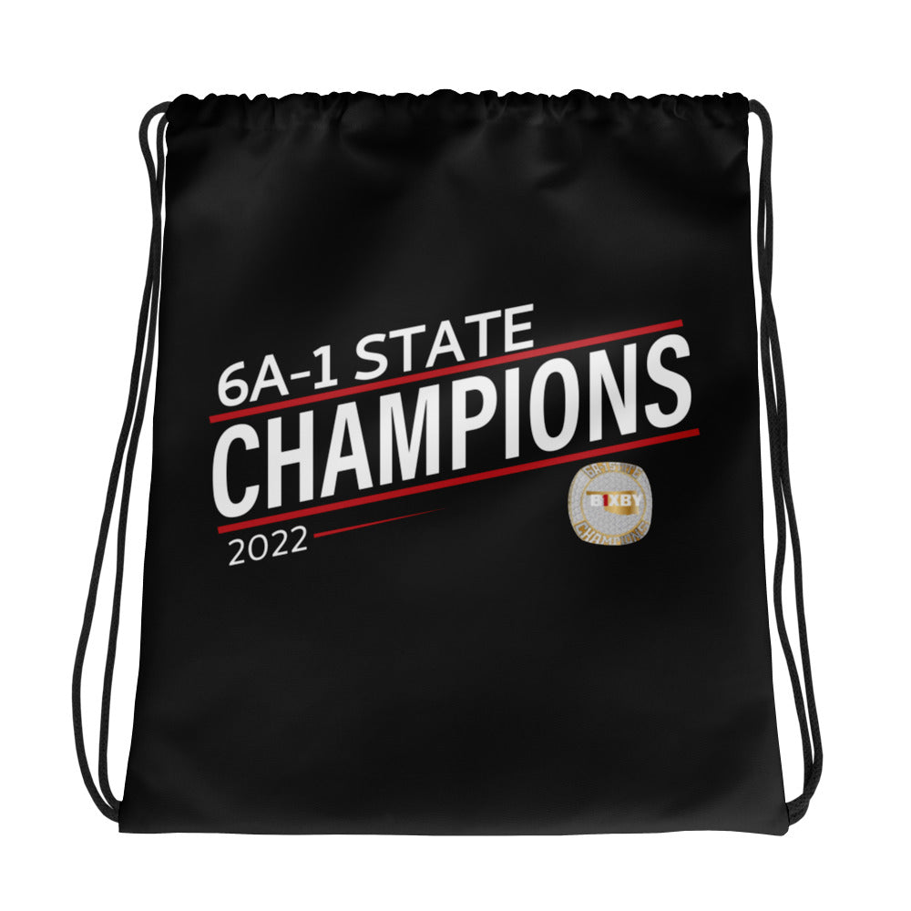 Bixby High School 2022 State Championship Ring Drawstring bag